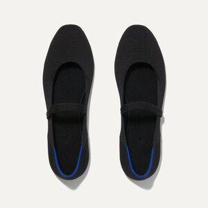 Rothy’s Black Mary Jane Square Flats